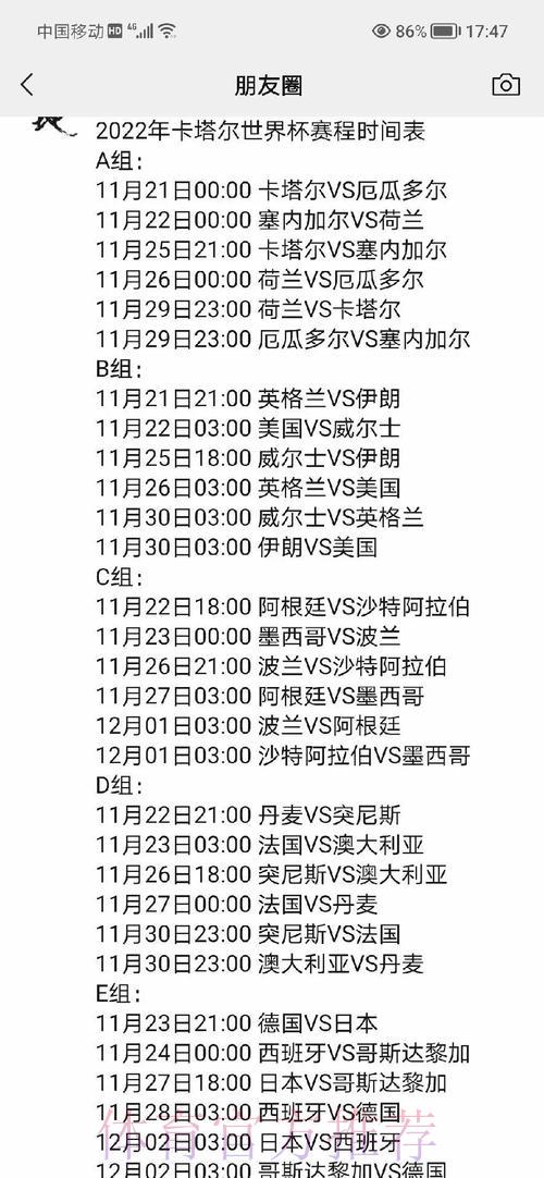 世界杯竞猜指南：赛程安排与赔率深度解读